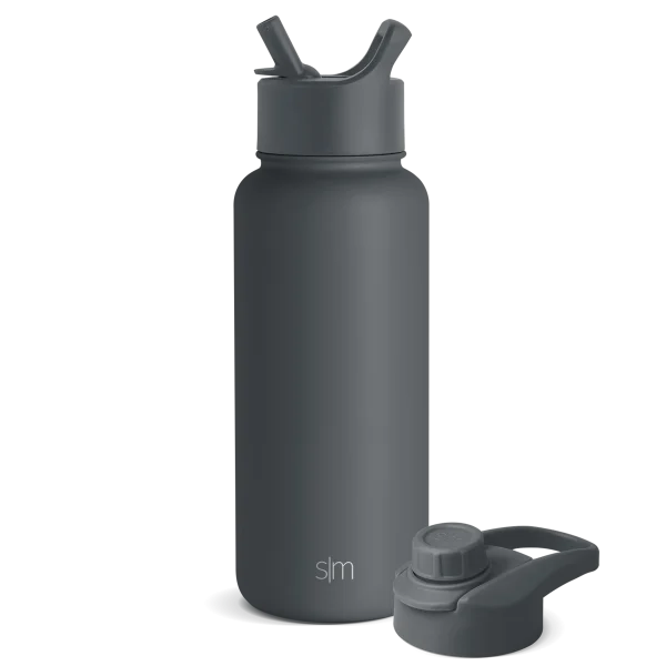 Summit Water Bottle with Straw Lid and Chug Lid