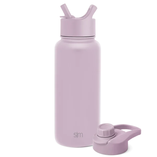 Summit Water Bottle with Straw Lid and Chug Lid