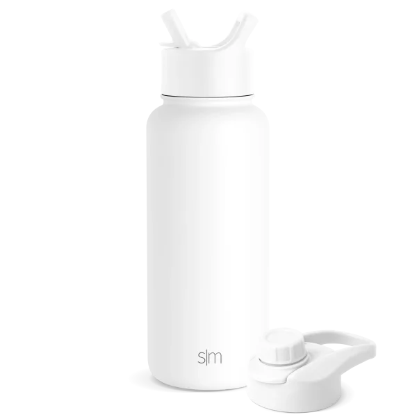 Summit Water Bottle with Straw Lid and Chug Lid