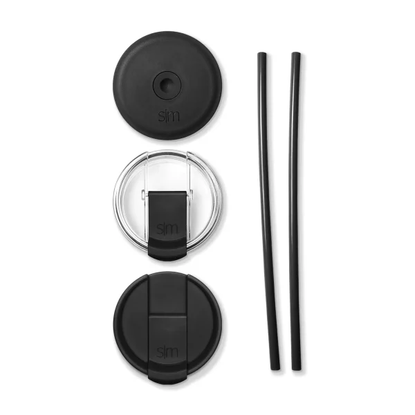 Classic Tumbler Lid 3 Pack Straw Lid, Flip Lid, and Clear Flip Lid