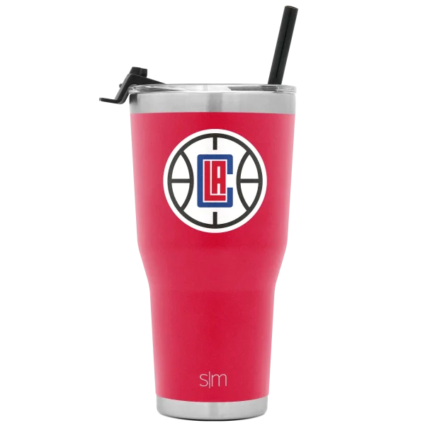 NBA Cruiser Tumbler with Flip Lid and Straw