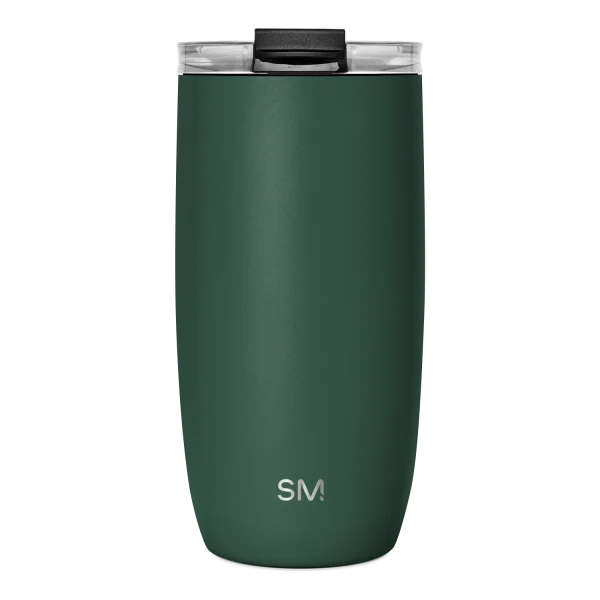 Voyager Tumbler with Clear Flip Lid & Straw