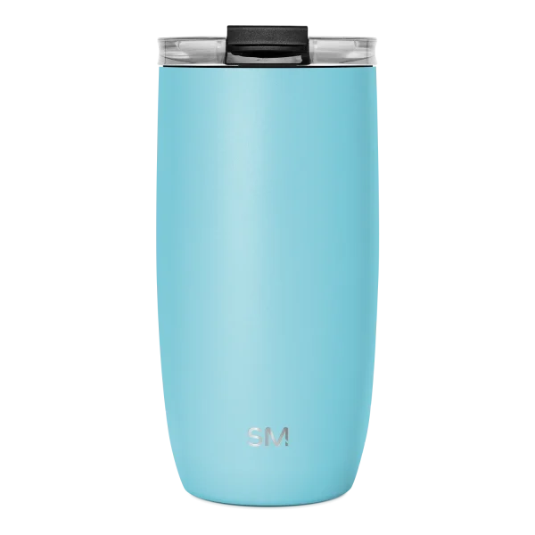 Voyager Tumbler with Clear Flip Lid & Straw
