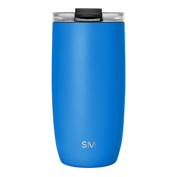 Voyager Tumbler with Clear Flip Lid & Straw