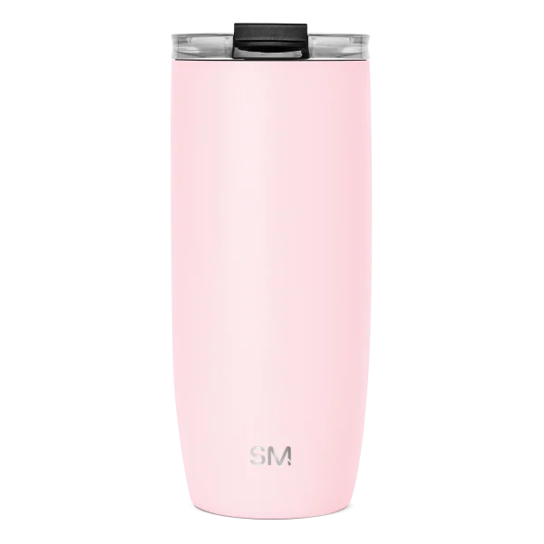 Voyager Tumbler with Clear Flip Lid & Straw