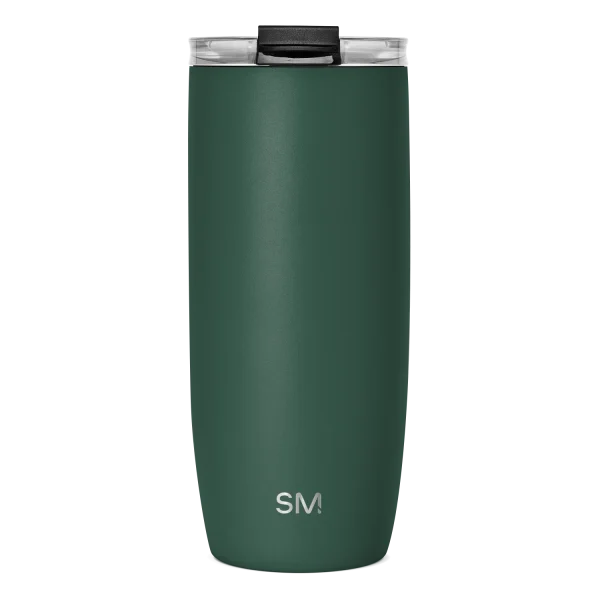 Voyager Tumbler with Clear Flip Lid & Straw