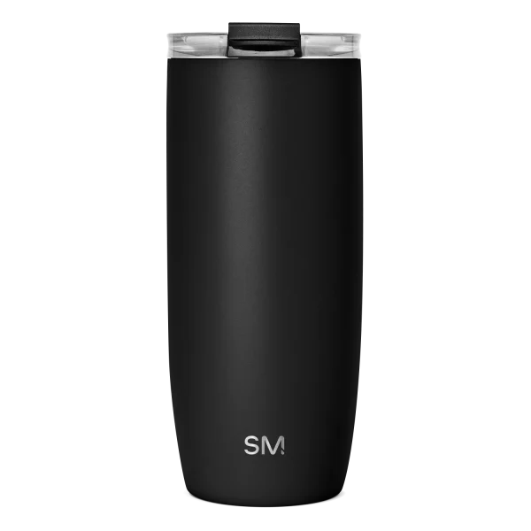Voyager Tumbler with Clear Flip Lid & Straw
