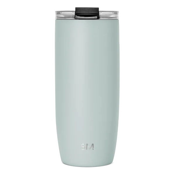 Voyager Tumbler with Clear Flip Lid & Straw