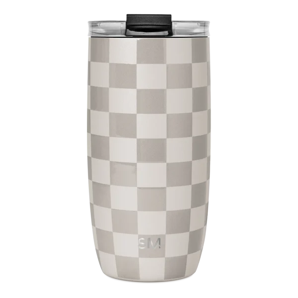 Voyager Tumbler with Clear Flip Lid & Straw