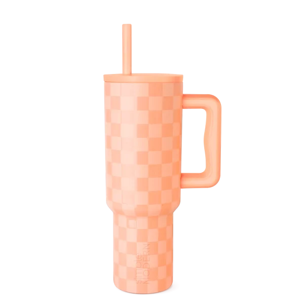 Trek Tumbler Tropical Peach Checkmate 40 oz（Signature）