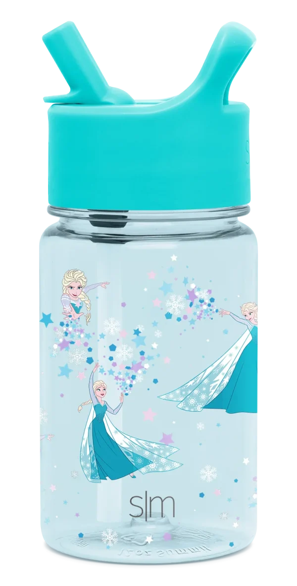 Summit Kids Plastic Water Bottle with Straw Lid