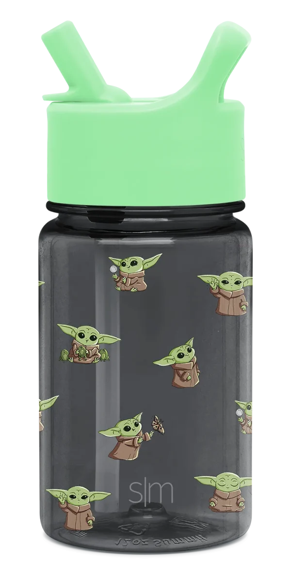 Summit Kids Plastic Water Bottle with Straw Lid