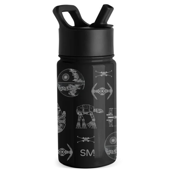 Summit Kids Water Bottle with Straw Lid