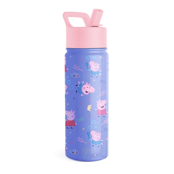 Summit Kids Water Bottle with Straw Lid