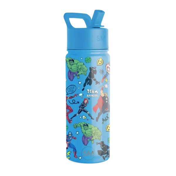Summit Kids Water Bottle with Straw Lid