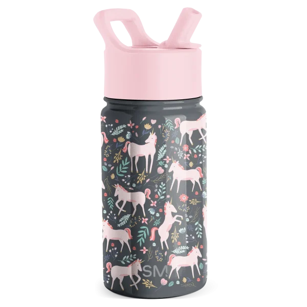 Summit Kids Water Bottle with Straw Lid