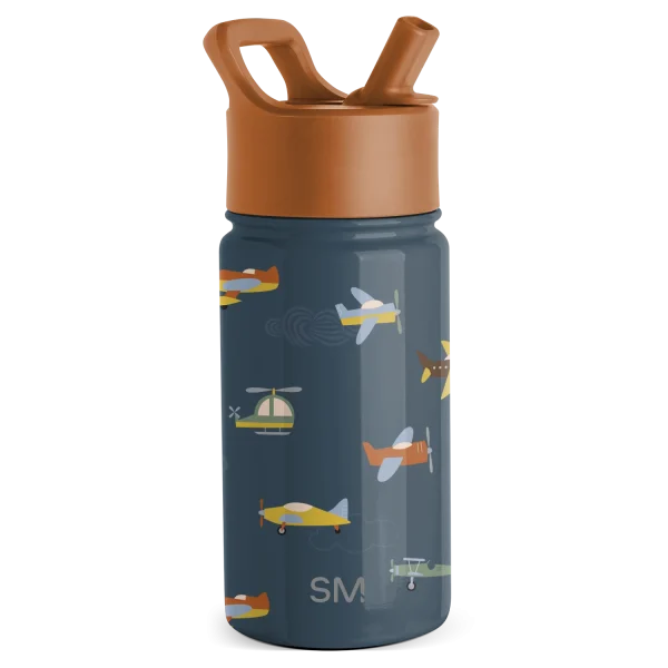 Summit Kids Water Bottle with Straw Lid