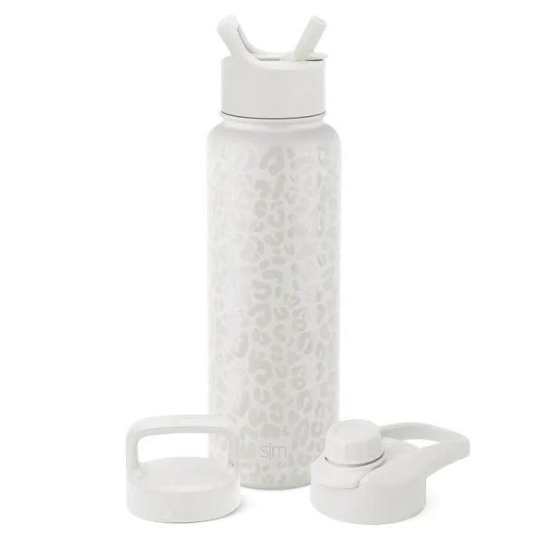 Summit Water Bottle with Straw Lid, Chug Lid, and Handle Lid